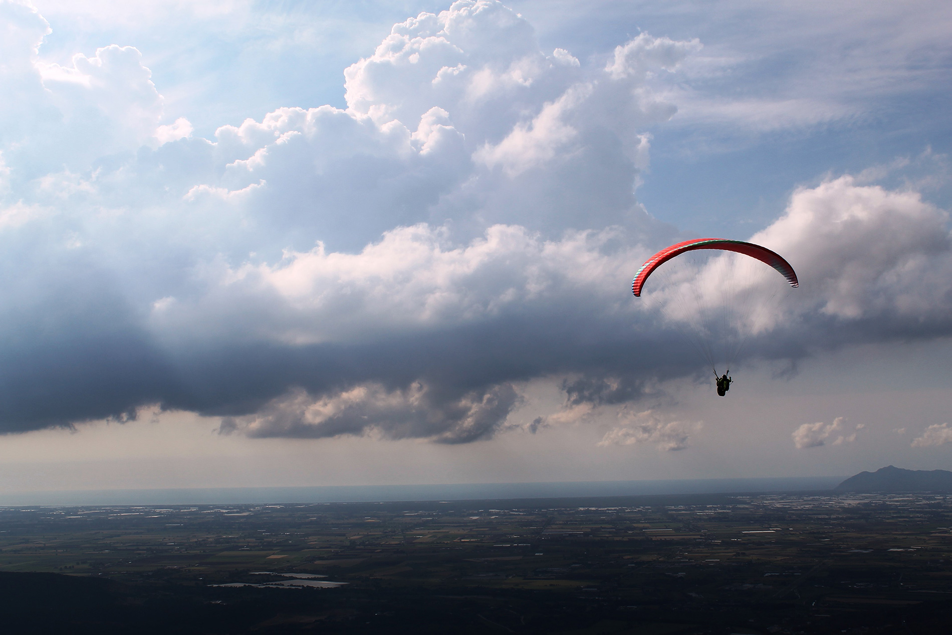 volo in parapendio biposto a Roma