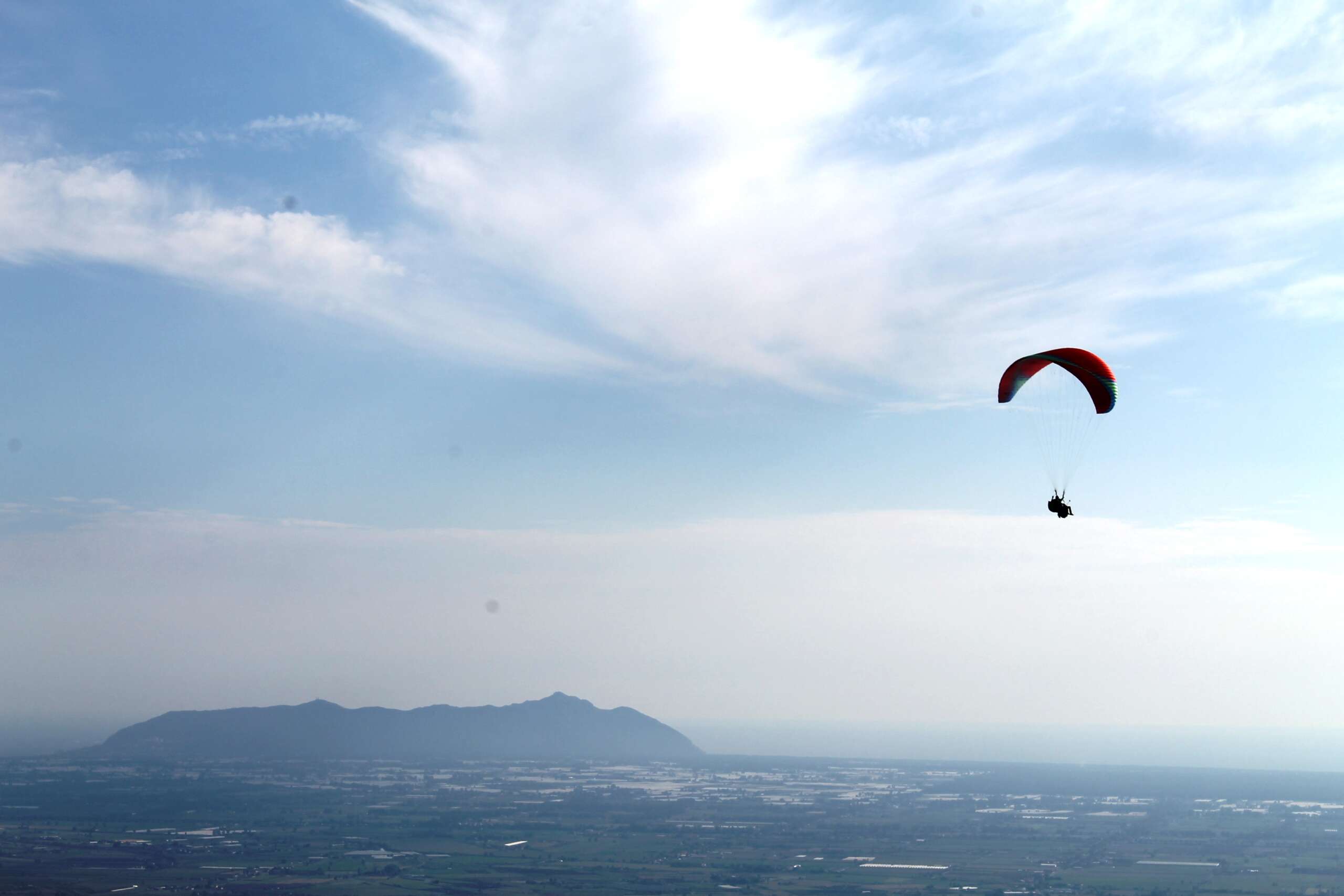 volo in parapendio biposto a Roma